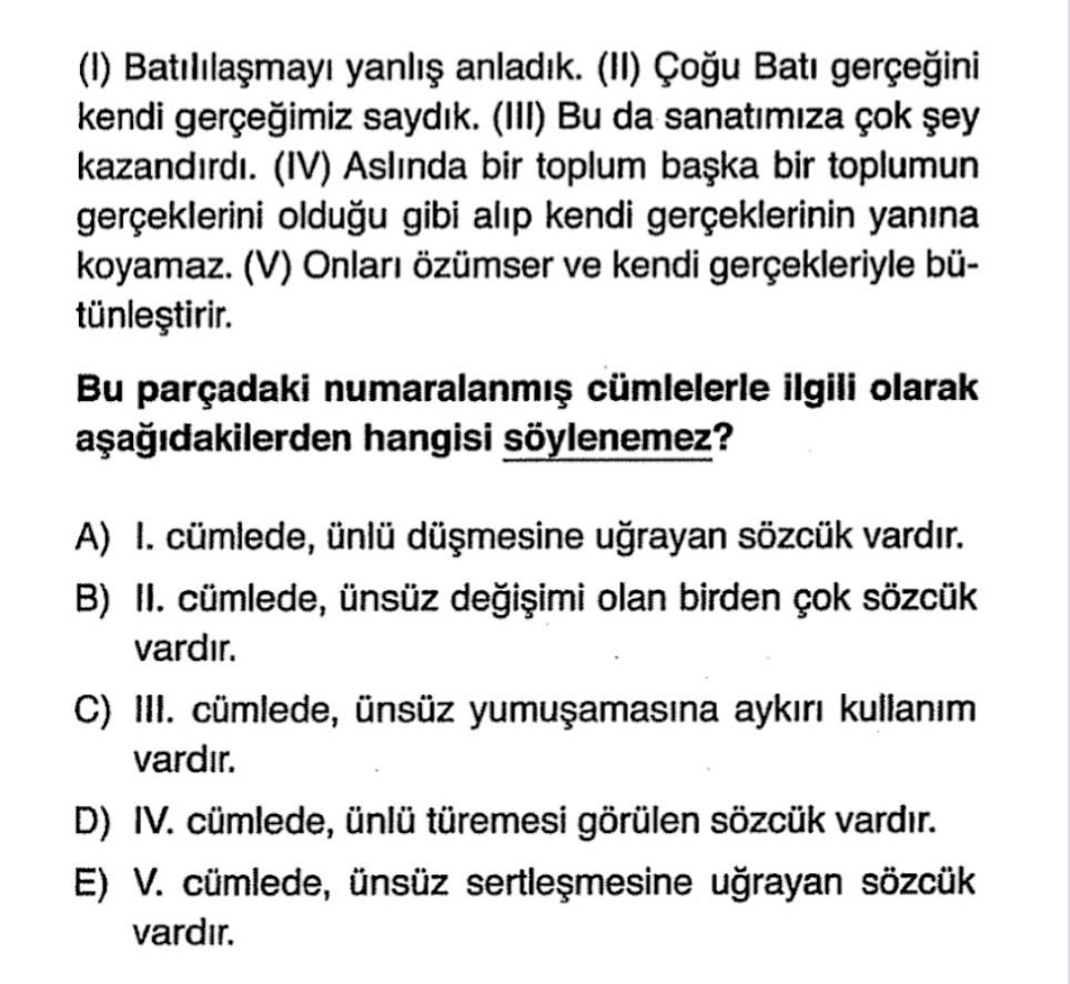 Soru Görseli